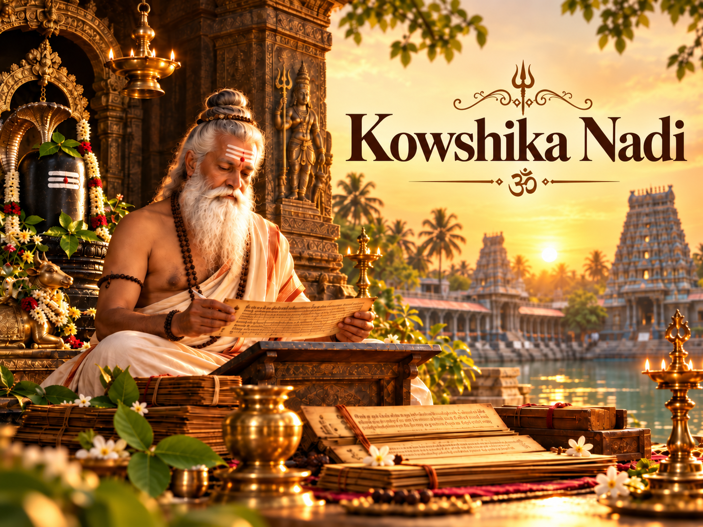 Koushika Nadi traditional palm leaf reading